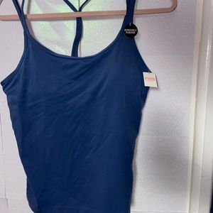 2 PINK/Victoria Secret Tank Tops With Built In Bras.